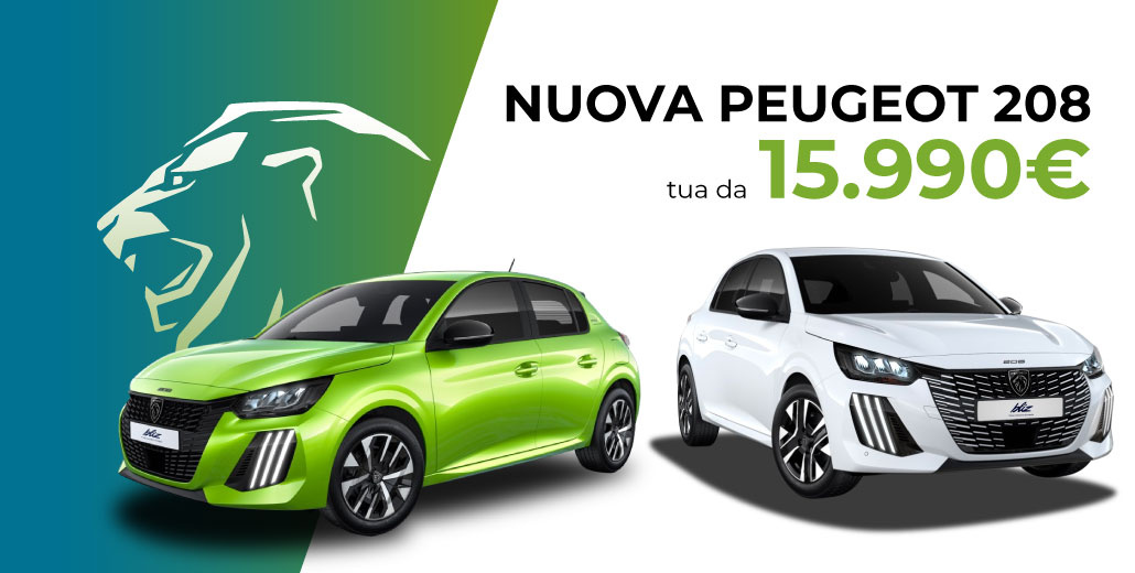 NUOVA PEUGEOT 208 | TUA A 15.990€